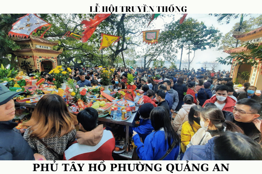 Lễ hội phủ Tây Hồ phường Quảng An
