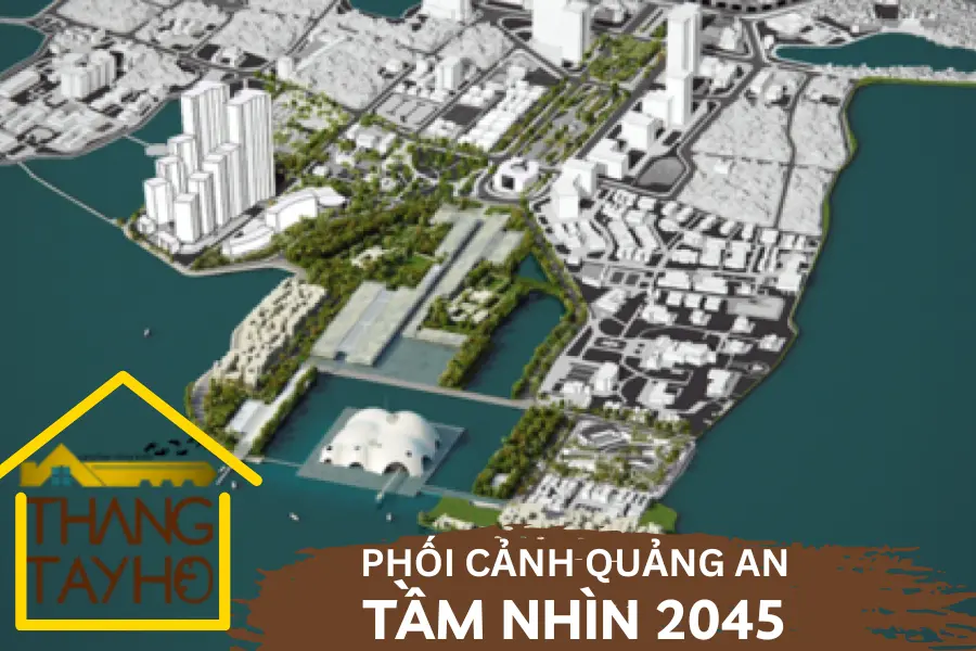 Phối cảnh bán đảo Quảng An, Tây Hồ