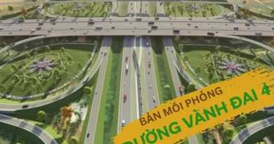 Bản mô phòng đường vành đai 4 HN