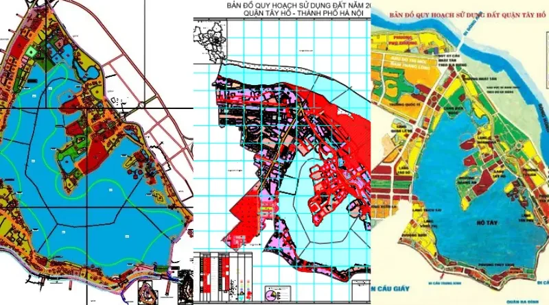 Quy hoạch 1/5000 Tây Hồ