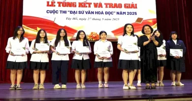 Tin tức Tây Hồ: cuộc thi "đại sứ văn hóa đọc"