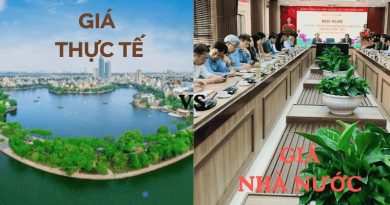 So sánh giá nhà Tây Hồ thực tế và giá nhà nước quy định