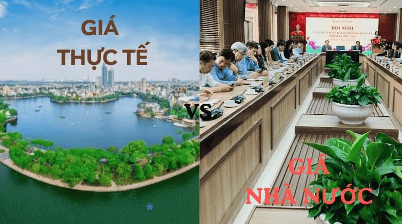 So sánh giá nhà Tây Hồ thực tế và giá nhà nước quy định