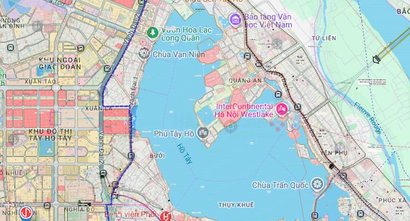 Quy hoạch A6 Tây Hồ hiện hữu