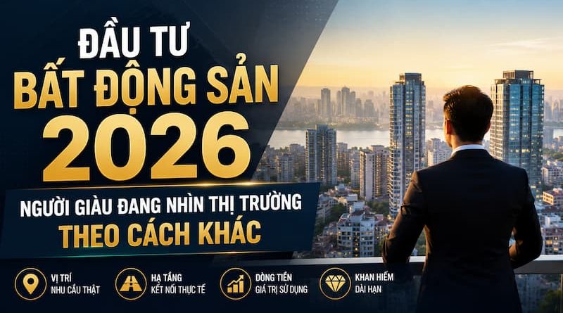 Đầu Tư Bất Động Sản 2026: Hết Thời “Mua Đâu Cũng Thắng”