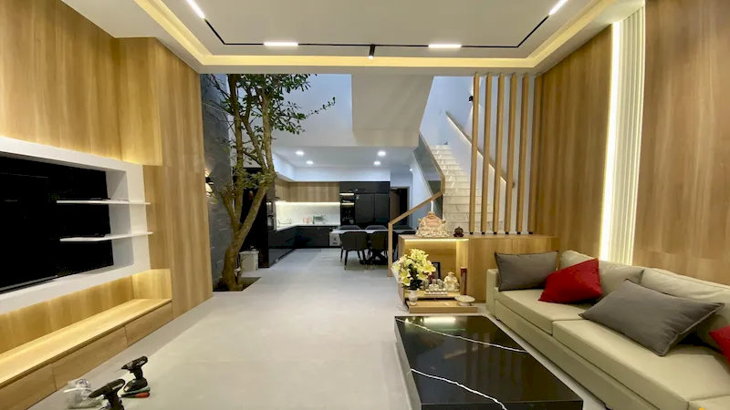 Bán Nhà Ngõ 97 Phố Trịnh Công Sơn phòng khách hiện đại