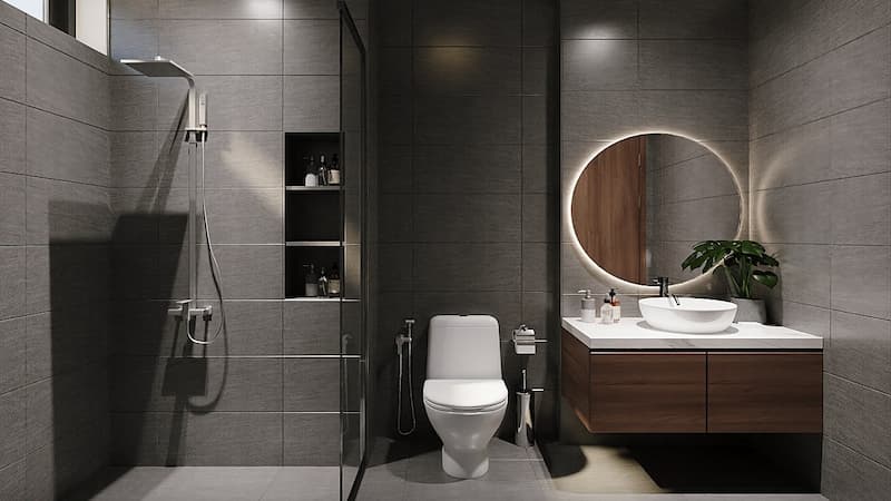 Bán Nhà Ngõ 679 Lạc Long Quân phòng tắm sạch sẽ