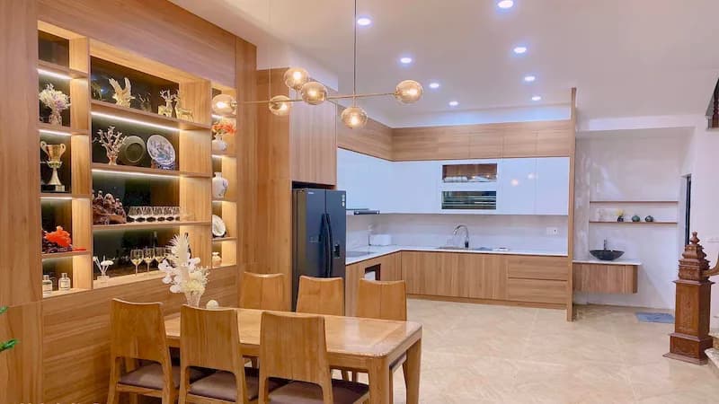 bán nhà ngõ 94 Phú Thượng bếp hiện đại